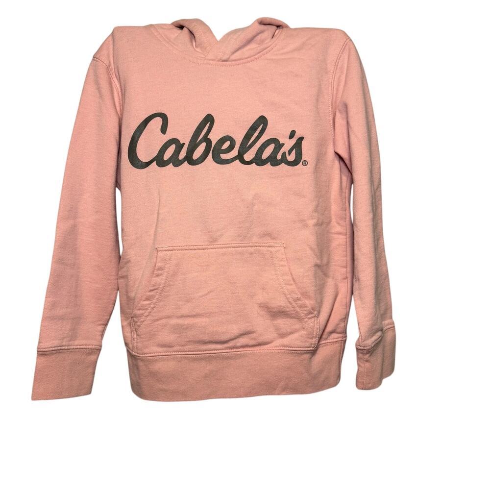 Cabela’s Girls’ Long-Sleeve‎ Hoodie with front kangaroo pocket. Size M.